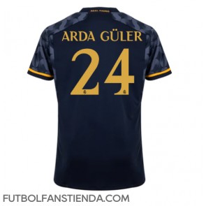 Real Madrid Arda Guler #24 Segunda Equipación 2023-24 Manga Corta